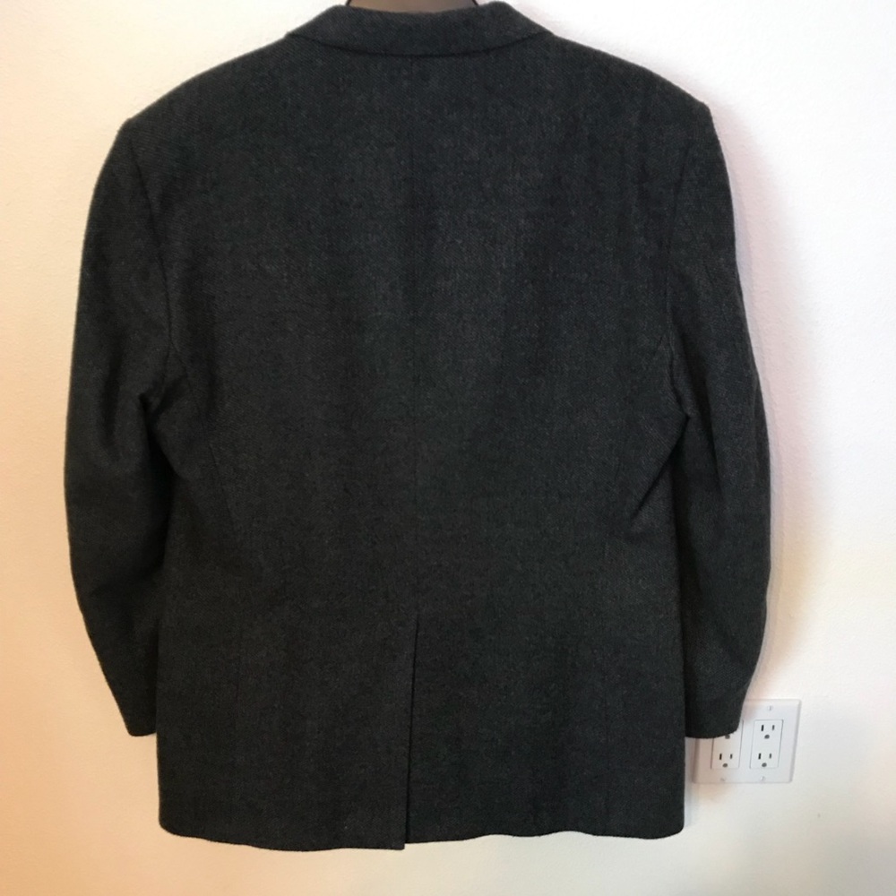 🇺🇸ALS🇺🇸 EUC Gray Twill Suit Jacket Size 46L - Picture 7 of 8